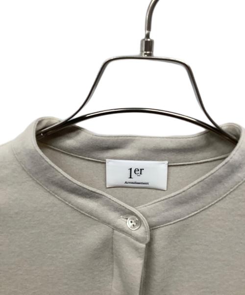 1er Arrondissement（プルミエ アロンディスモン）1er Arrondissement (プルミエ アロンディスモン) 長袖ウールムースシャツ ベージュ サイズ:38の古着・服飾アイテム