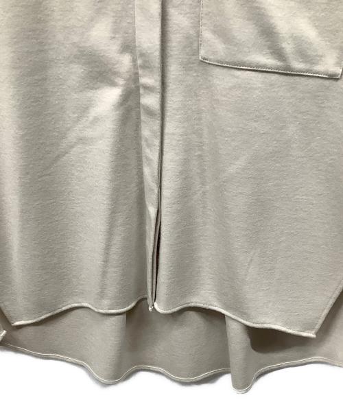 1er Arrondissement（プルミエ アロンディスモン）1er Arrondissement (プルミエ アロンディスモン) 長袖ウールムースシャツ ベージュ サイズ:38の古着・服飾アイテム