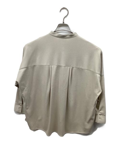 1er Arrondissement（プルミエ アロンディスモン）1er Arrondissement (プルミエ アロンディスモン) 長袖ウールムースシャツ ベージュ サイズ:38の古着・服飾アイテム