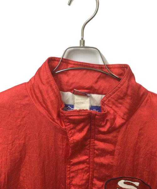 STARTER（スターター）STARTER (スターター) NFL (エヌエフエル) 中綿ジャケット 49ERS レッド サイズ:Lの古着・服飾アイテム