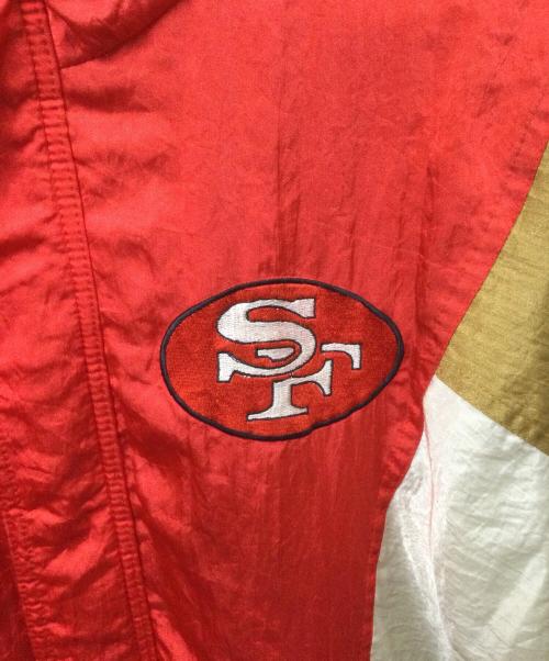 STARTER（スターター）STARTER (スターター) NFL (エヌエフエル) 中綿ジャケット 49ERS レッド サイズ:Lの古着・服飾アイテム