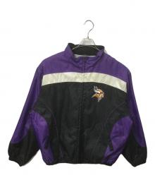 STARTER×NFL（スターター×エヌエフエル）の古着「ナイロンジャケット ブラック×パープル」｜パープル×ブラック