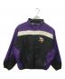 STARTER（スターター）の古着「ナイロンジャケット ブラック×パープル」｜パープル×ブラック