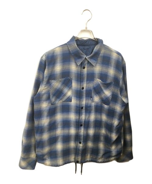 THE NORTH FACE（ザ ノース フェイス）THE NORTH FACE (ザ ノース フェイス) Fort Point Insulated Flannel ブルー サイズ:Lの古着・服飾アイテム