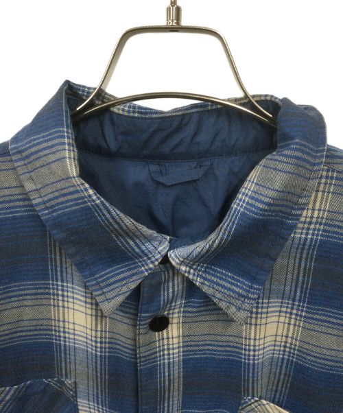 THE NORTH FACE（ザ ノース フェイス）THE NORTH FACE (ザ ノース フェイス) Fort Point Insulated Flannel ブルー サイズ:Lの古着・服飾アイテム