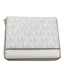 MICHAEL KORS（マイケル・コース）の古着「2つ折り財布 モノグラム」｜ホワイト