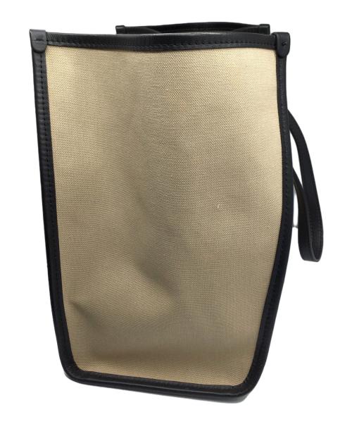 GIANNI CHIARINI（ジャンニ キアリーニ）GIANNI CHIARINI (ジャンニ キアリーニ) トートバッグ　ベージュ×ブラック ベージュ×ブラックの古着・服飾アイテム