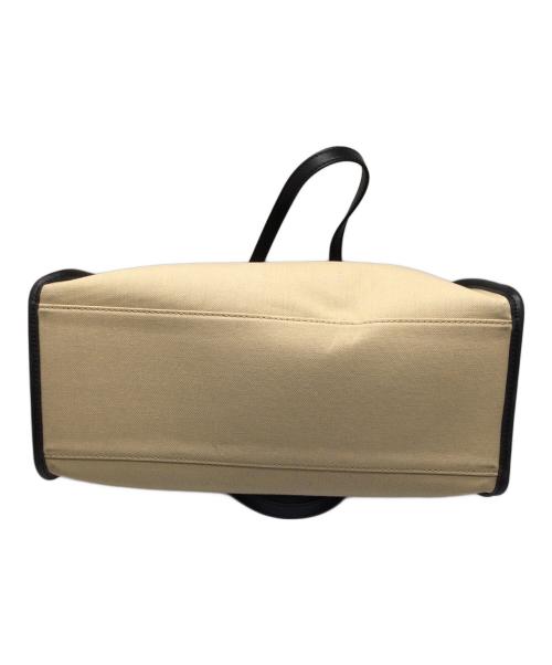 GIANNI CHIARINI（ジャンニ キアリーニ）GIANNI CHIARINI (ジャンニ キアリーニ) トートバッグ　ベージュ×ブラック ベージュ×ブラックの古着・服飾アイテム