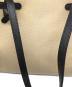 中古・古着 GIANNI CHIARINI (ジャンニ キアリーニ) トートバッグ　ベージュ×ブラック ベージュ×ブラック：6000円
