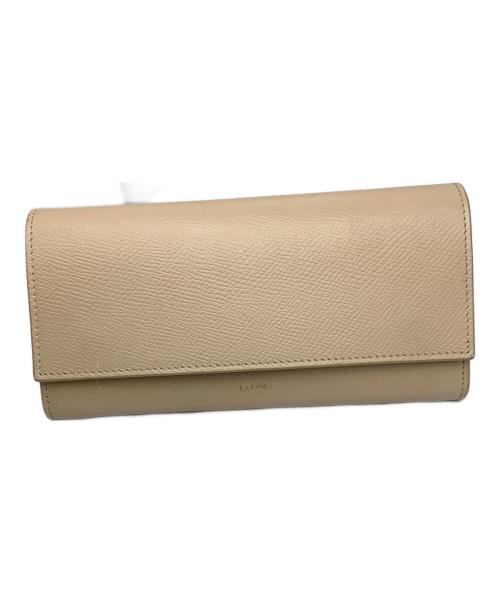 CELINE（セリーヌ）CELINE (セリーヌ) ラージフラップ ベージュの古着・服飾アイテム