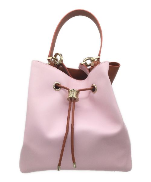 BVLGARI（ブルガリ）BVLGARI (ブルガリ) ビーゼロワン ピンク×ブラウン ピンク×ブラウンの古着・服飾アイテム