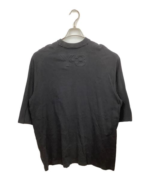 Y-3（ワイスリー）Y-3 (ワイスリー) Y-3 EMBOSSED SS TEE ブラック サイズ:Sの古着・服飾アイテム