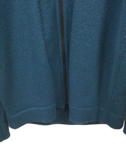 STONE ISLAND（ストーンアイランド）STONE ISLAND (ストーンアイランド) クルーネック ジャンパー ロールディテール ブルー サイズ:Lの古着・服飾アイテム