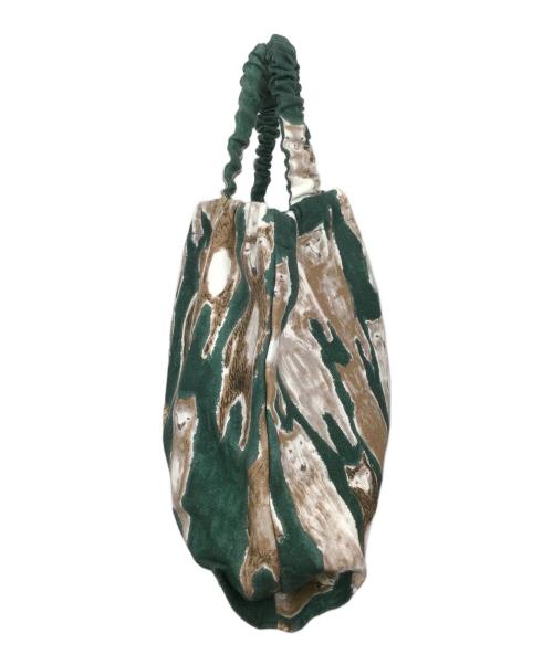 mina perhonen（ミナ ペルホネン）mina perhonen (ミナ ペルホネン) ハンドバッグ alive グリーンの古着・服飾アイテム