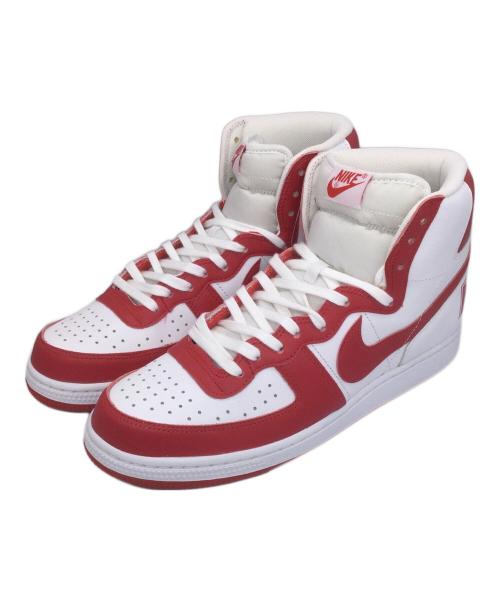 NIKE（ナイキ）NIKE (ナイキ) TERMINATOR HIGH ホワイト×レッド サイズ:29 未使用品の古着・服飾アイテム