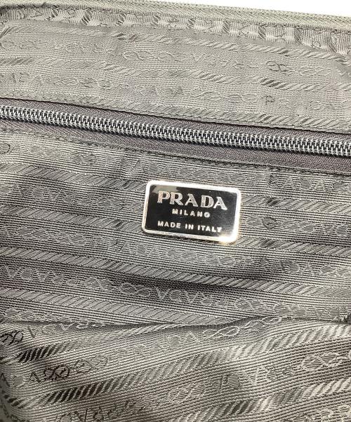 PRADA（プラダ）PRADA (プラダ) 南京錠付きナイロンバッグ グリーン グリーンの古着・服飾アイテム