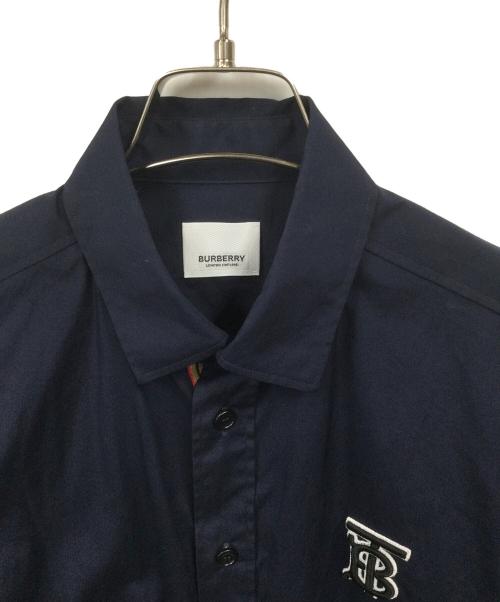 BURBERRY（バーバリー）BURBERRY (バーバリー) TB Logo Shirt ネイビー サイズ:XSの古着・服飾アイテム