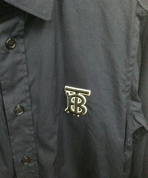 BURBERRY（バーバリー）BURBERRY (バーバリー) TB Logo Shirt ネイビー サイズ:XSの古着・服飾アイテム
