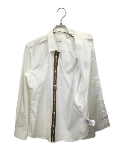 BURBERRY（バーバリー）BURBERRY (バーバリー) TB Logo Shirt ホワイト サイズ:XSの古着・服飾アイテム