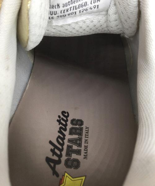 atlantic stars（アトランティックスターズ）Atlantic STARS (アトランティックスターズ) GLITTER ANTARES Original Sole ベージュ×ホワイト サイズ:41の古着・服飾アイテム