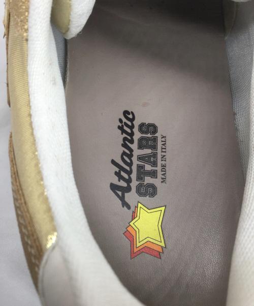atlantic stars（アトランティックスターズ）Atlantic STARS (アトランティックスターズ) GLITTER ANTARES Original Sole ベージュ×ホワイト サイズ:41の古着・服飾アイテム