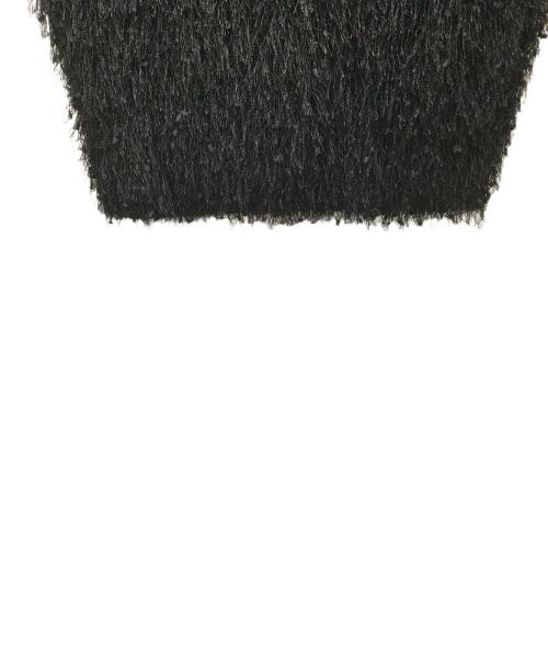 Couture d'adam（クチュールドアダム）COUTURE D'ADAM (クチュールドアダム) Fringed Skirt ブラック サイズ:38 未使用品の古着・服飾アイテム