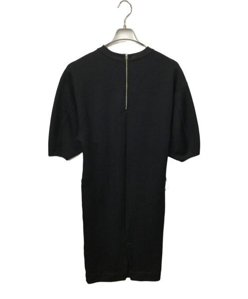 Adam et Rope（アダム エ ロペ）Adam et Rope (アダム エ ロペ) ハーフスリーブドロストワンピース ブラック サイズ:Freeの古着・服飾アイテム