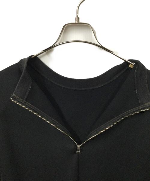 Adam et Rope（アダム エ ロペ）Adam et Rope (アダム エ ロペ) ハーフスリーブドロストワンピース ブラック サイズ:Freeの古着・服飾アイテム