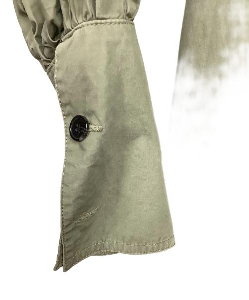 e/rm（イーアールエム）e/rm (イーアールエム) ロングカフスハイネック ワンピース オリーブ サイズ:Freeの古着・服飾アイテム