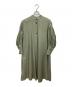 e/rm（イーアールエム）の古着「ロングカフスハイネック ワンピース」｜オリーブ