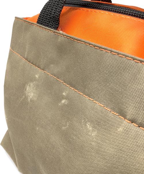 Herve Chapelier（エルベシャプリエ）Herve Chapelier (エルベシャプリエ) 舟型トートS ブラウン×オレンジの古着・服飾アイテム