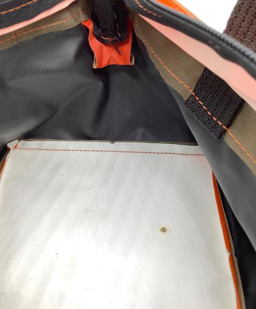 Herve Chapelier（エルベシャプリエ）Herve Chapelier (エルベシャプリエ) 舟型トートS ブラウン×オレンジの古着・服飾アイテム