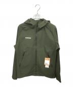 MAMMUTマムート）の古着「Macun 2.0 SO Hooded Jacket」｜オリーブ