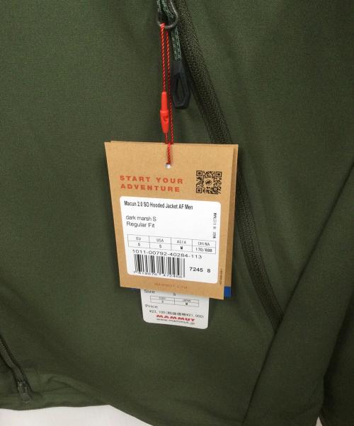 MAMMUT（マムート）MAMMUT (マムート) Macun 2.0 SO Hooded Jacket オリーブ サイズ:S 未使用品の古着・服飾アイテム