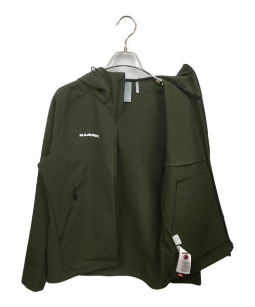 MAMMUT（マムート）MAMMUT (マムート) Macun 2.0 SO Hooded Jacket オリーブ サイズ:S 未使用品の古着・服飾アイテム