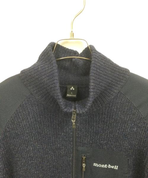 mont-bell（モンベル）mont-bell (モンベル) ミッテルレギ フルジップ セーター ネイビー サイズ:Lの古着・服飾アイテム