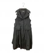 EIKO KONDOエイココンドウ）の古着「ノースリーブワンピース ブラック」｜ブラック