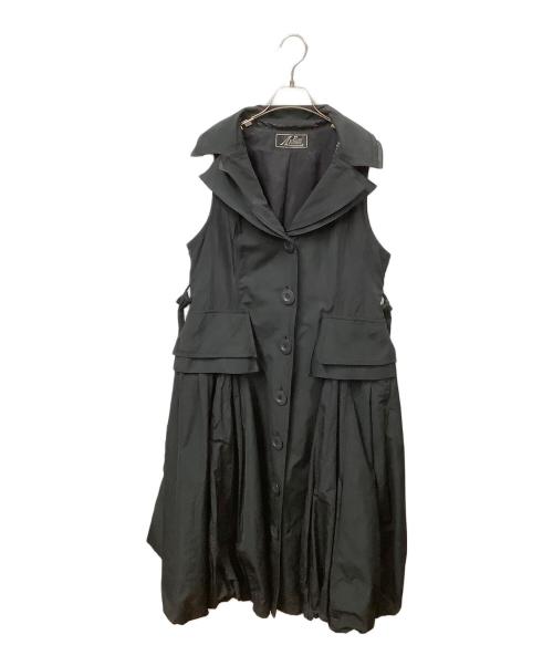 EIKO KONDO（エイココンドウ）EIKO KONDO (エイココンドウ) ノースリーブワンピース ブラック ブラック サイズ:42の古着・服飾アイテム