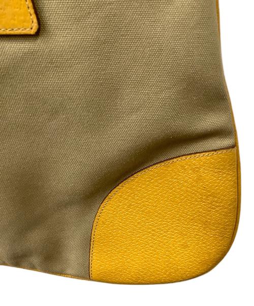 PRADA（プラダ）PRADA (プラダ) トートバッグ ベージュ×オレンジ ベージュ×オレンジの古着・服飾アイテム