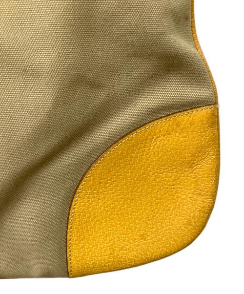 PRADA（プラダ）PRADA (プラダ) トートバッグ ベージュ×オレンジ ベージュ×オレンジの古着・服飾アイテム