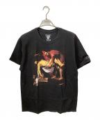 Champion×PYREX VISIONチャンピオン×パイレックス ヴィジョン）の古着「キリストの埋葬 半袖カットソー ブラック」｜ブラック