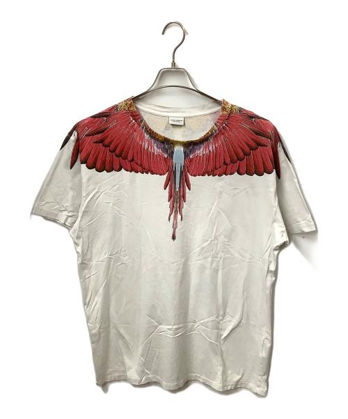 MARCELO BURLON（マルセロバーロン）MARCELO BURLON (マルセロバーロン) White Alas Red T-Shirt ホワイト サイズ:XLの古着・服飾アイテム