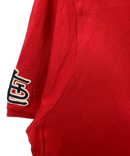 POLO RALPH LAUREN（ポロ・ラルフローレン）POLO RALPH LAUREN (ポロ・ラルフローレン) MLB (エムエルビー) ポロシャツ 	セントルイス・カージナルス レッド サイズ:XXLの古着・服飾アイテム