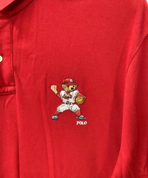 POLO RALPH LAUREN（ポロ・ラルフローレン）POLO RALPH LAUREN (ポロ・ラルフローレン) MLB (エムエルビー) ポロシャツ 	セントルイス・カージナルス レッド サイズ:XXLの古着・服飾アイテム