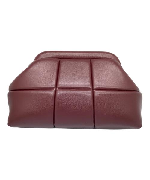 ADD CULUMN（アドカラム）ADD CULUMN (アドカラム) PUFF CLASP チェーンバッグ ワインレッドの古着・服飾アイテム