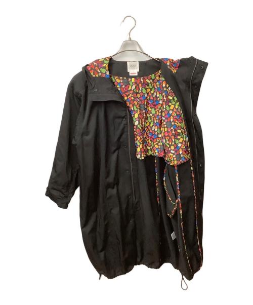 EAR（イア）EAR (イア) PAPILLONNER HARIBO 【HARIBO】タウンレインコート ブラック サイズ:Freeの古着・服飾アイテム