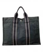 HERMESエルメス）の古着「コットンキャンバストートバッグ」｜ネイビー