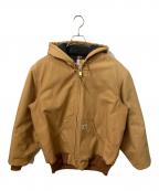 CarHarttカーハート）の古着「FIRM DUCK INSULATED FLANNEL-LINED ACTIVE JACKET」｜キャメル