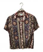 kolekoleコレコレ）の古着「アロハシャツ レッド」｜レッド