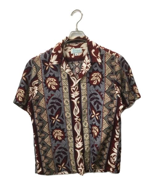 kolekole（コレコレ）kolekole (フメイ) アロハシャツ レッド レッド サイズ:Mの古着・服飾アイテム